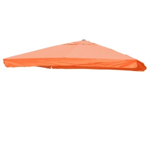 Terracottafarbener MCW Ersatzbezug für 3x3m Sonnenschirm mit Flap.