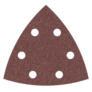 Bosch Delta-Schleifblatt F460, Körnung 40, 5er-Pack für Holz und Farbe.