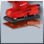 Einhell TC-OS 1520 Schwingschleifer mit Schleifpapier und Staubabsaugung.