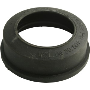 Schwarze Marley HT-Gummimanschette DN 50/50 zur Abdichtung von HT-Rohren.