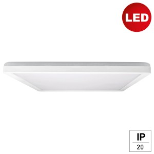 Quadratisches E2 Elektro LED-Panel Twice Up&Down, 24W, 4000K, für helle Innenraumbeleuchtung.