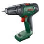 Bosch 18V Akku-Bohrschrauber UniversalDrill 18V Solo, grün/schwarz, mit Bit.