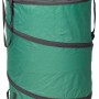 Grüner Gartensack Pop Up mit 85 l Volumen und Trageschlaufen für Gartenabfälle.