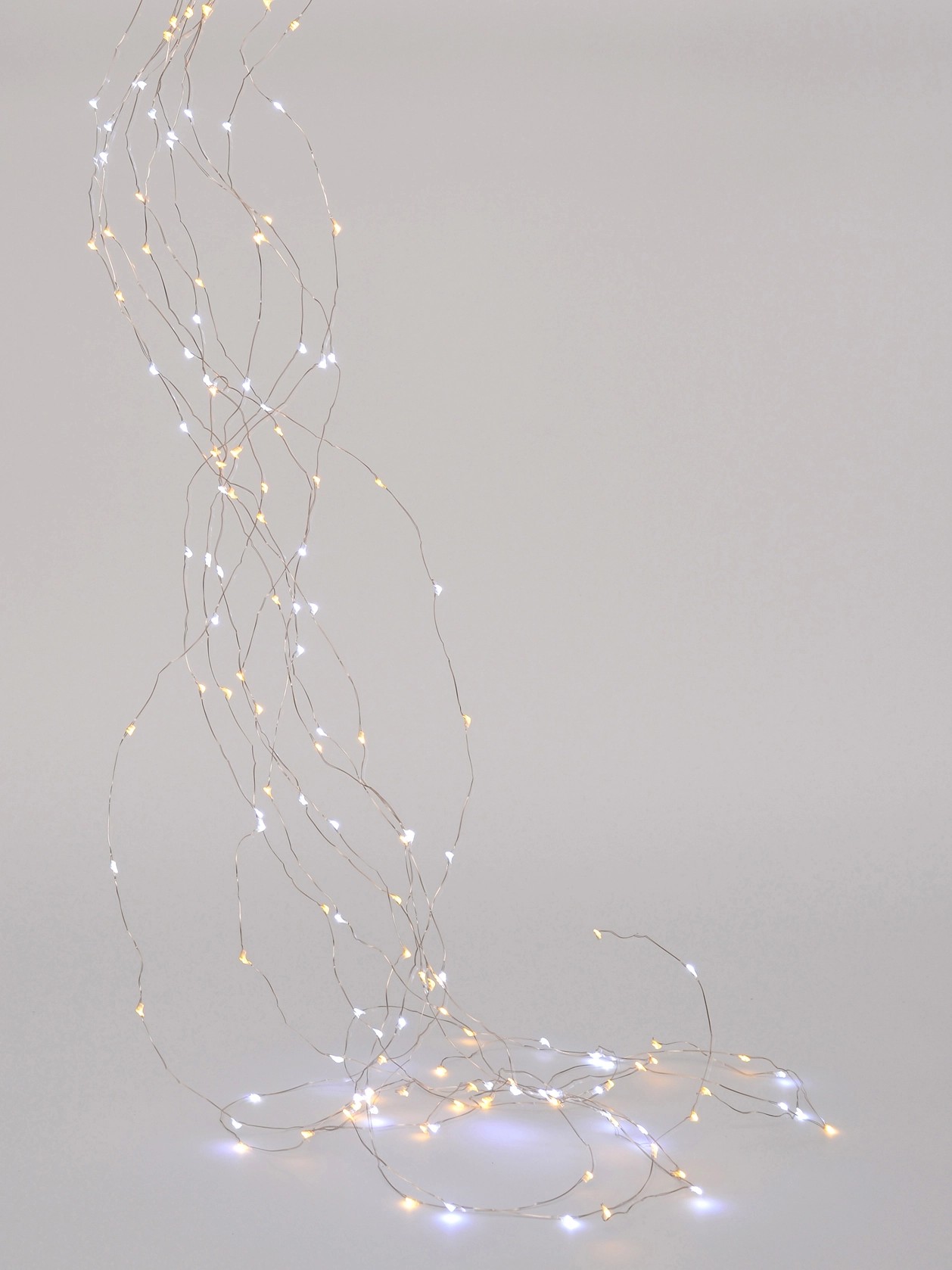Micro Lichterketten mit 200 LEDs Warm & Kaltweiß 10 Stränge mit je 20