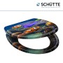 Schütte WC-Sitz Sea Life Duroplast mit Absenkautomatik und Fisch-Motiv.