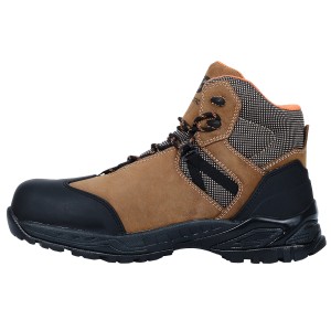 New Balance Sicherheitsstiefel Allsite S3, braun-schwarz, Gr. 40. Wasserdichter Arbeitsschuh mit Zehenschutzkappe.