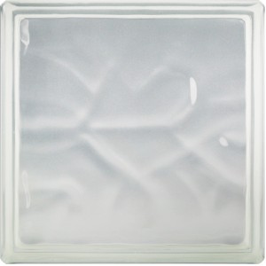 Fuchs Glasstein Wolke Klar 24 cm x 24 cm x 8 cm glänzend