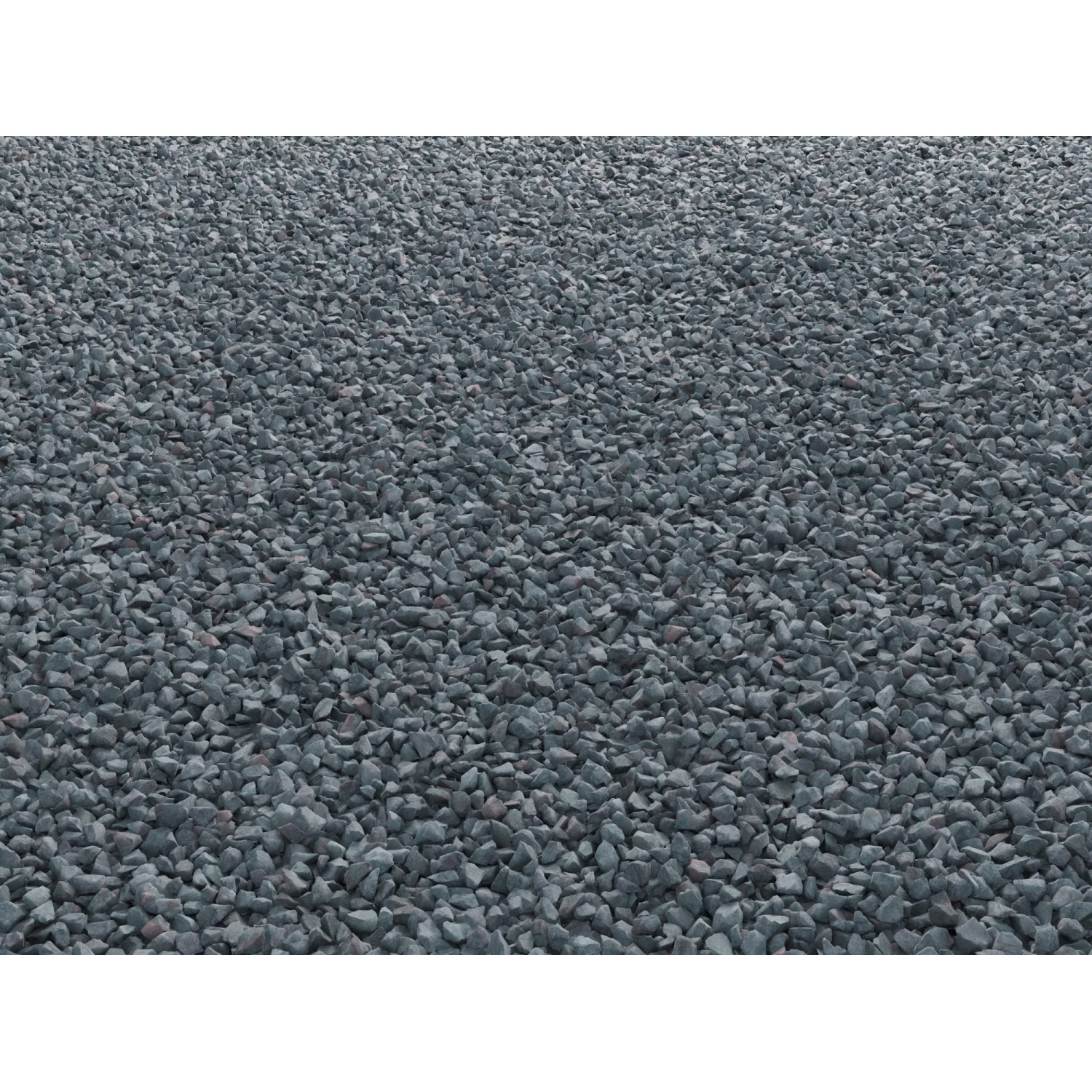 Anthrazit Basaltsplitt (2-5mm) als Zierkies oder für Gartenwege.