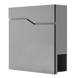 Heidemann Briefkasten DESIGNline BK2 Graualuminium 38 cm x 38 cm x 11 cm