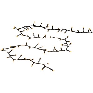 Konstsmide Micro LED Lichterkette mit 1500 bernsteinfarbenen LEDs für den Außenbereich.