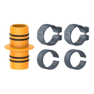 Steinbach Schlauchverbindungsset, Ø 32 mm, bestehend aus Schlauchtülle und Schlauchschellen.