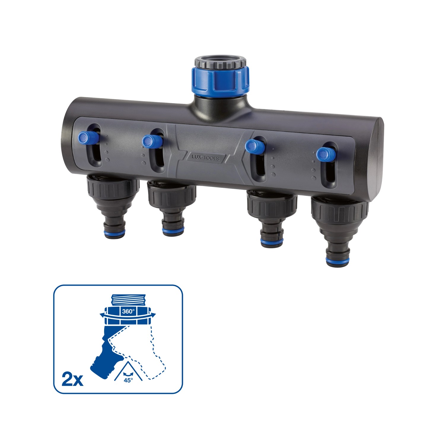 LUX 4WegeVerteiler 26,4 mm (G 3/4) auf 33,3 mm (G 1) kaufen bei OBI