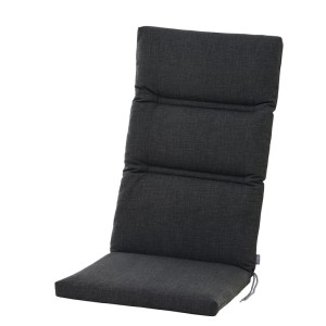 Siena Garden Sesselauflage Comfort Hochlehner 120 x 48 x 7 cm Anthrazit