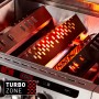 Detailaufnahme des Enders Gasgrills Uniq Pro mit Cruster und Turbo Zone. Grill für hohe Temperaturen.