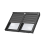 Rolladen Solarantrieb Modular CK02 Alu für Dachfenster, teilweise geschlossen.
