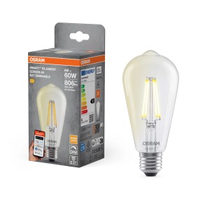 Osram Matter Leuchtmittel E27 Edison E60 Dimmbar 6 W 806 lm 14,3 x 6,4 cm