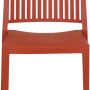 Siena Garden Stapelstuhl Lane in Brick, Gartenstuhl aus recycelbarem Material.