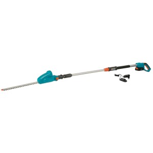Gardena Akku-Teleskop-Heckenschere THS 42/18V mit Akku und Ladegerät.