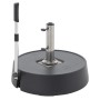 Doppler Rollsockel Easy Move Switch 50 kg, Schirmständer mit Rollen und Zugstange.