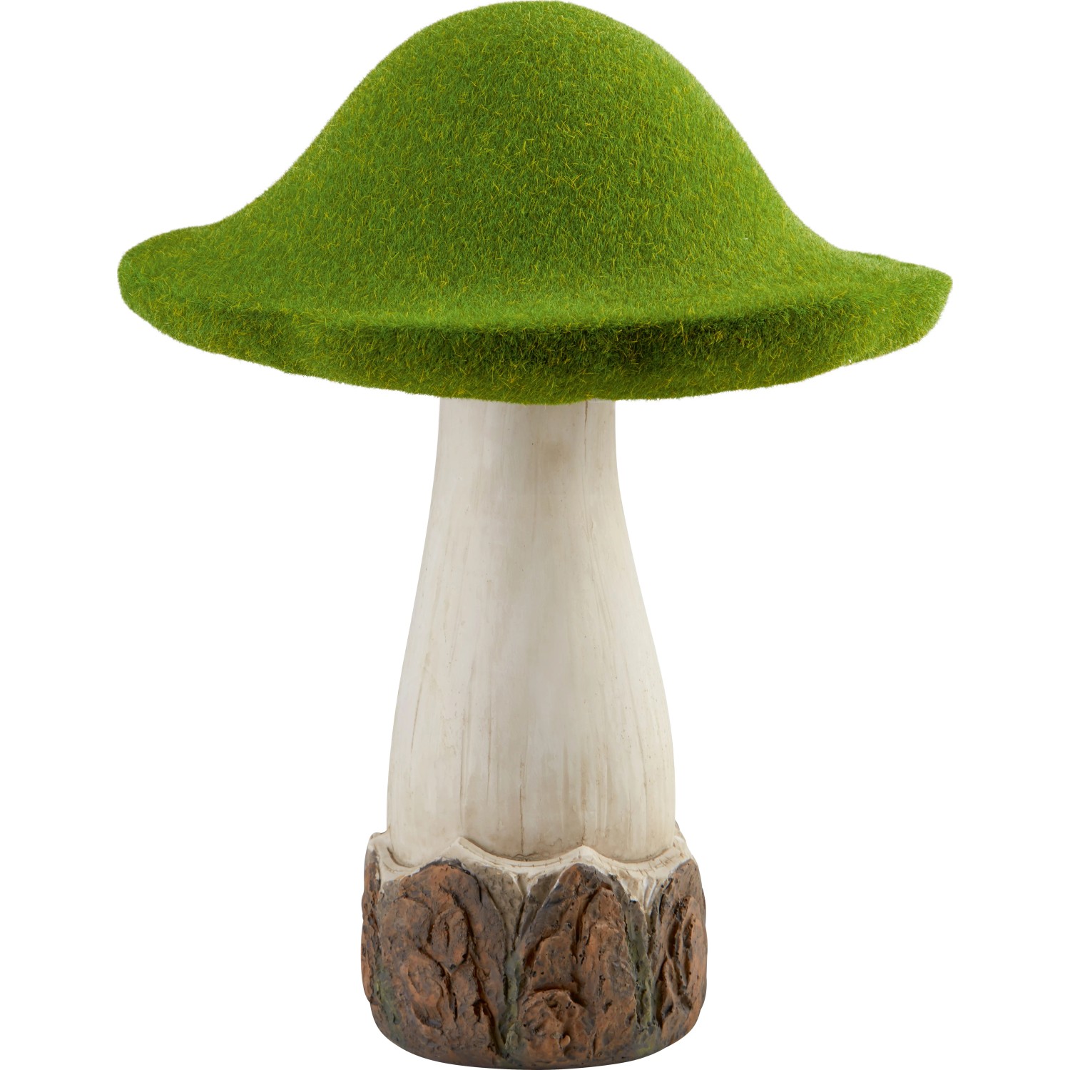 Deko-Pilz aus Polyresin und Kunstrasen Ø 35 cm x 48 cm Grün kaufen bei OBI