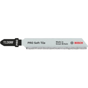 Bosch Stichsägeblatt T 130 RF Special for Ceramics, 3er-Pack, zum Schneiden von Fliesen.