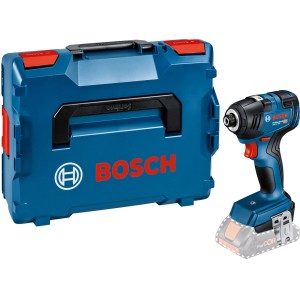 Bosch Professional GDR 18V-200 Akku-Drehschlagschrauber mit L-Boxx, blau.