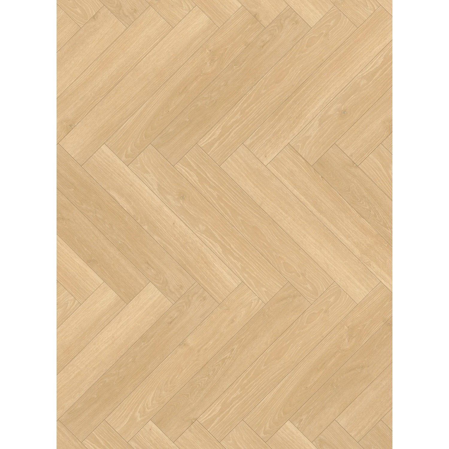 Parador Laminat Trendtime 3 Eiche Studioline Natur, 8mm stark, Holzbodenoptik im Fischgrätmuster.