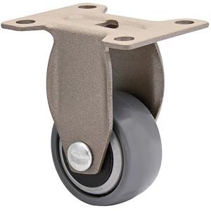 Wagner Möbel-Bockrolle 3C, anthrazit, Ø 25 mm, Tragkraft 12 kg. Rolle für Möbel mit Softlauffläche.