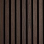 Akustikpaneel Geräucherte Eiche, MDF mit schwarzem Filz. Holzpaneel für Wand- und Deckengestaltung.