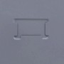 Detailaufnahme Etikettenhalter am grauen MCW Spind P63 Büroschrank.
