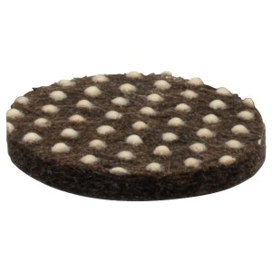 Wagner Antirutschpads-Set EH0122 Ø 22 mm x 3 mm Braun 12-tlg.