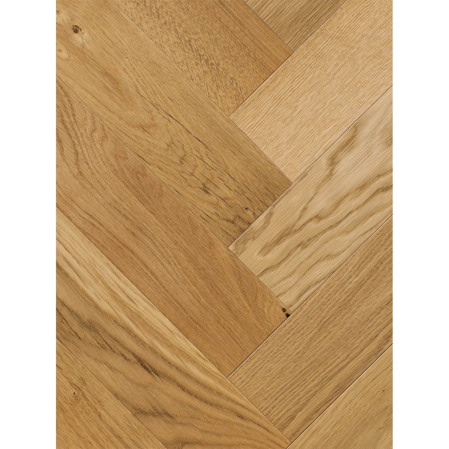 Parador Parkett Trendtime 3 Living Eiche matt, Detailansicht des Fischgrätmusters.