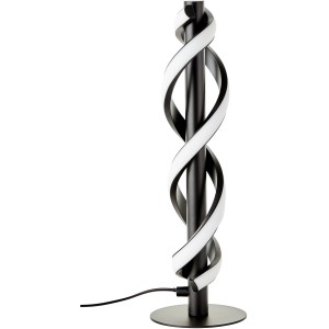 Moderne LED-Tischleuchte Amalie in Schwarz, 38 cm hoch, für stimmungsvolle Beleuchtung im Innenbereich.