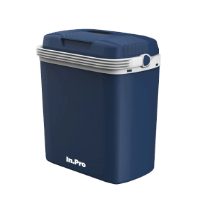 In.Pro Kühlbox IP-KB24 Thermoelektrisch 12/230 V Fassungsvermögen 20 l Blau