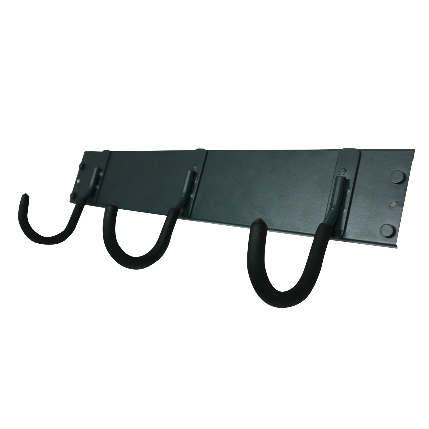 Ar Shelving Seitenteil Rivet mit 3 Haken für Rivet Regale, anthrazitgrau.