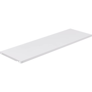 Weißer OBI Stahlblechboden, 80x25cm, für Regale und Möbelbau.