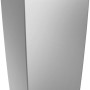 Lechuza Cubico Premium Pflanzsäule, 22 cm, Silber metallic, für Innenräume.