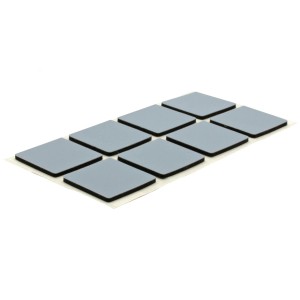 Wagner Gleiter-Set EH1220 PTFE 20 mm x 20 mm Grau 16-tlg.