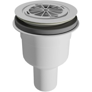 Schulte ExpressPlus Ablauf für DWM-Tec Duschwannen senkrecht ohne Deckel