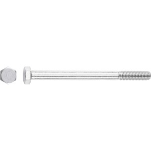 LUX Maschinenschrauben Sechskantkopf M10 x 100 mm Stahl 50 Stück