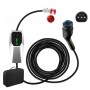 Junsun EV Ladegerät 22 kW mit Typ 2 Stecker, 5m Kabel, 3-phasigem CEE Stecker, Steuerbox und Tasche.