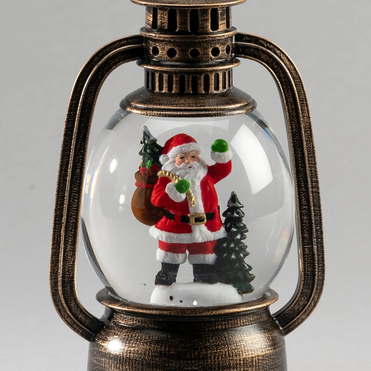 Konstsmide LED-Wasserlaterne Weihnachtsmann für Innen 16,6 cm x 10,5 cm Braun kaufen bei OBI