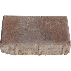 Pflasterstein Modern Antik Muschelkalk-Schattiert, gerumpelt, 22,5x15x5 cm.