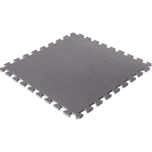 Summer Fun Bodenschutzmatten, 8er-Set, grau, 50x50 cm, ideal für Pool und Garten.