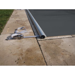 Chemoform Pool-Rollabdeckung Flex 650 cm x 350 cm Anthrazit