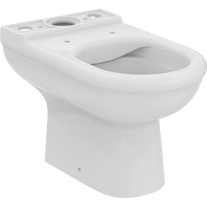 Ideal Standard Exacto Stand-WC ohne Spülrand, weiß. WC-Becken für WC-Set.