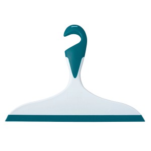 Wenko Badezimmerwischer Loano 23 cm x 17 cm x 2,5 cm Weiß-Türkis