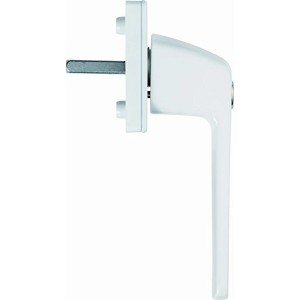 Abus Fenstergriff FG100 Triples, abschließbar, weiß, für erhöhte Sicherheit.