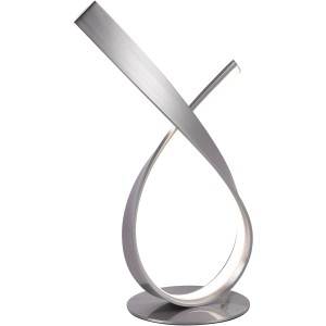 Paul Neuhaus Tischleuchte Linda Stahl H: 38,5 cm