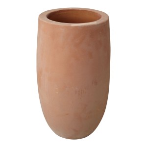 Kleiner Terrakotta Pflanztopf Nancy, Ø 21 cm, 35 cm hoch, für Innen und Außen.